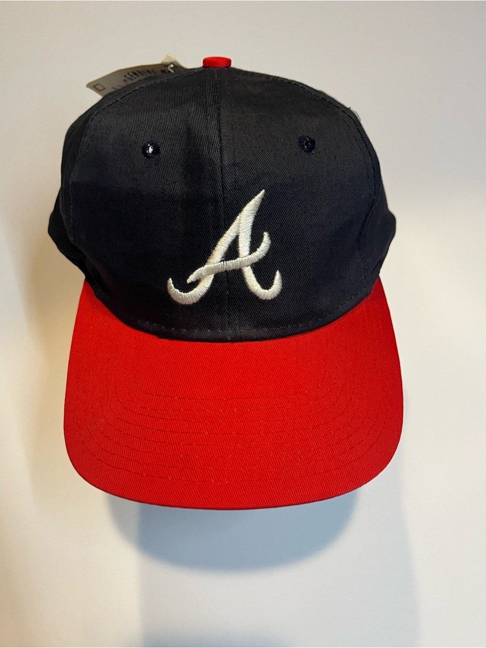 Vintage 90’s Atlanta A-Logo  Baseball Cap - Black and Red